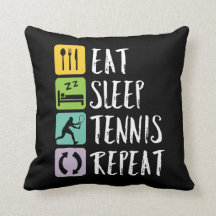 Funny Tennis Sports Eat Ssov Tennis Repeat