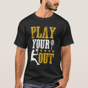 Funny Tennis-utrustning T Shirt