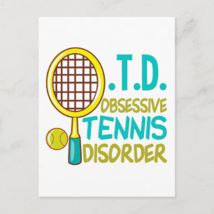 Funny Tennis Vykort