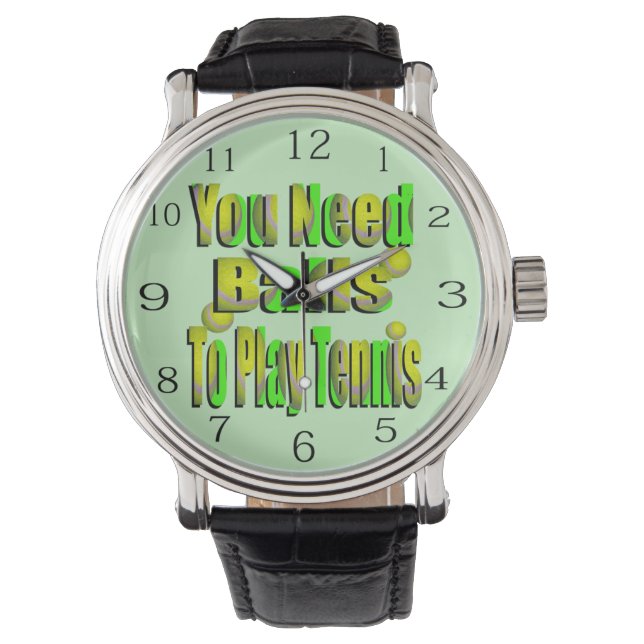 Funny Tennis You Need Boll, Armbandsur (Framsida)