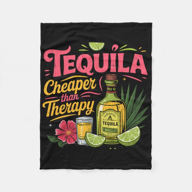 Funny Tequila Drinking Cinco De Mayo Mexican Party Fleecefilt (Framsidan)