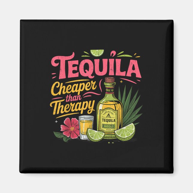 Funny Tequila Drinking Cinco De Mayo Mexican Party Magnet (Framsidan)