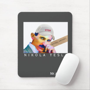 Funny Tesla Personlig Musmatta