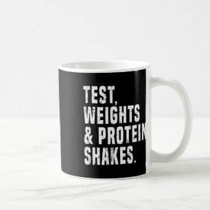 Funny testosterontest Steroid Humor Bodybuilding Kaffemugg