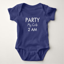 Funny text Party Baby