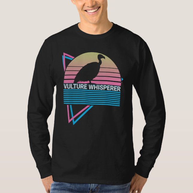Funny Thanksgiving Day Vulture Retro Vulture Whisp T Shirt (Framsida)