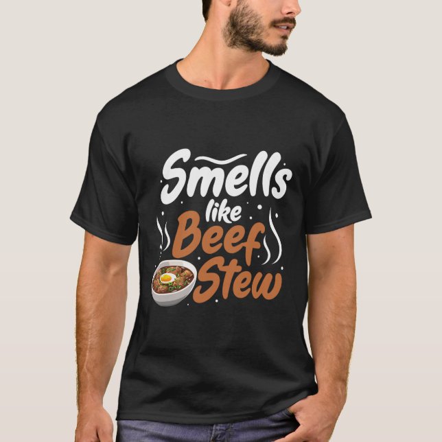 Funny Thanksgiving Food Fans Meme Beef Stew  T Shirt (Framsida)