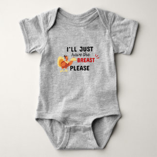 Funny Thanksgiving Holiday Baby Bodysuit Humor T Shirt