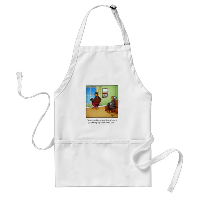 Funny Thanksgiving Humor Apron Förkläde (Framsidan)