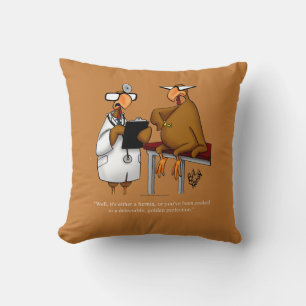 Funny Thanksgiving Humor Dekorativ kudde Gift