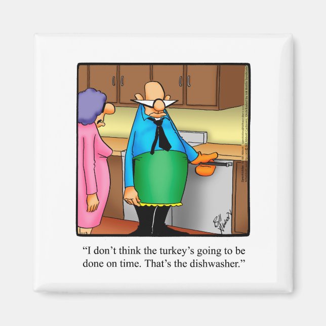 Funny Thanksgiving Humor Magnet (Framsidan)
