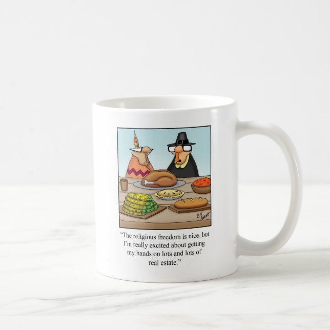 Funny Thanksgiving Humor Mugg Gift (Höger)