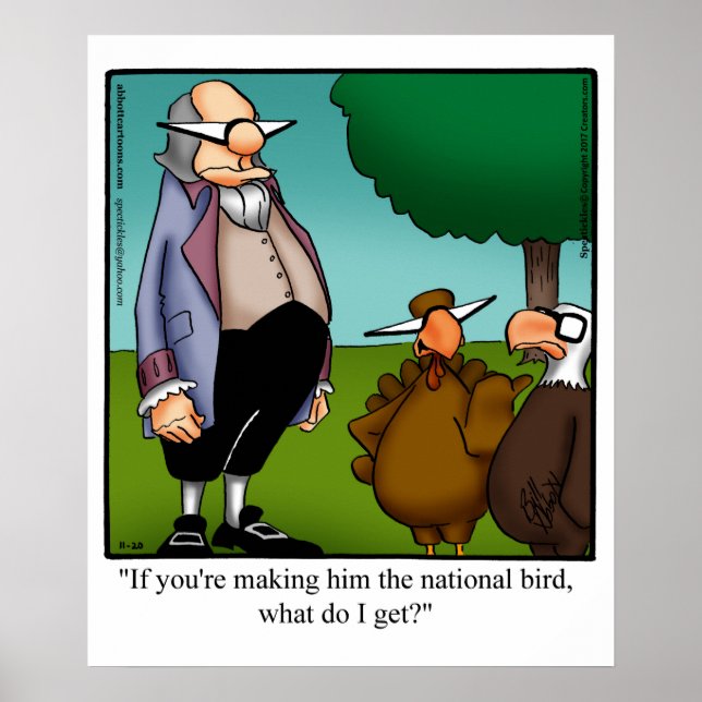 Funny Thanksgiving Humor Poster (Framsidan)