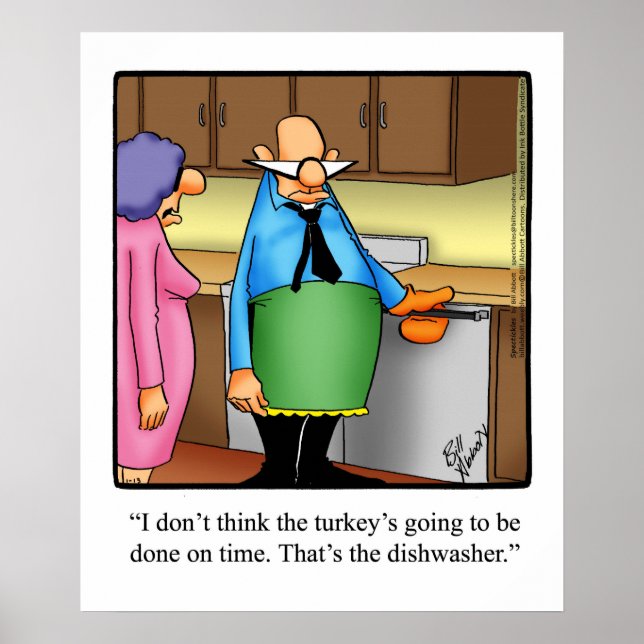 Funny Thanksgiving Humor Poster (Framsidan)