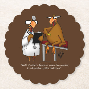 Funny Thanksgiving Humor Underlägg Papper