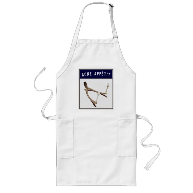 Funny Thanksgiving Long Apron Långt Förkläde (Framsidan)