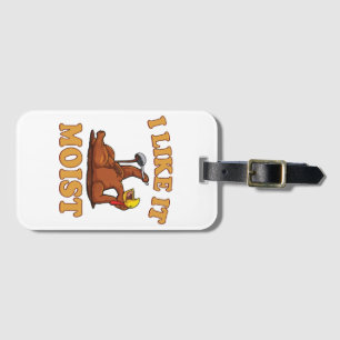 Funny Thanksgiving Mat-familjgrupp... Bagagebricka