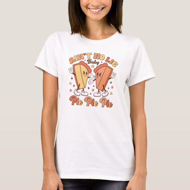 Funny Thanksgiving Paj Shirt T (Framsida)