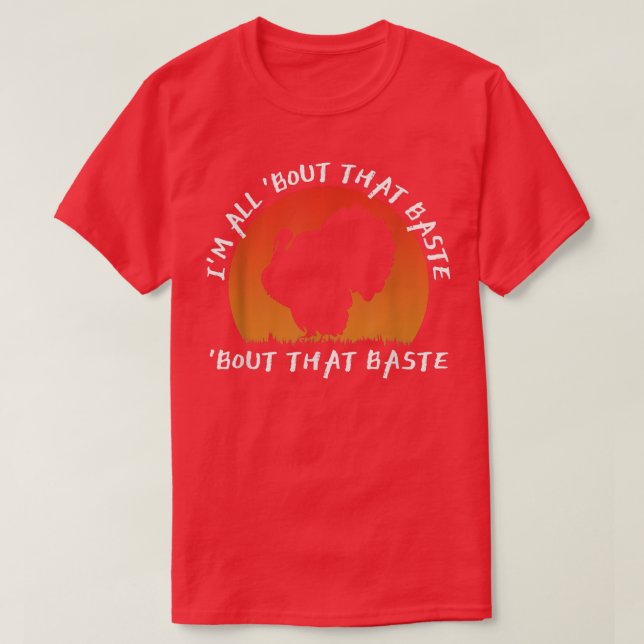 Funny Thanksgiving Rock N Roll Turkey Day 'Bout Th T Shirt (Design framsida)