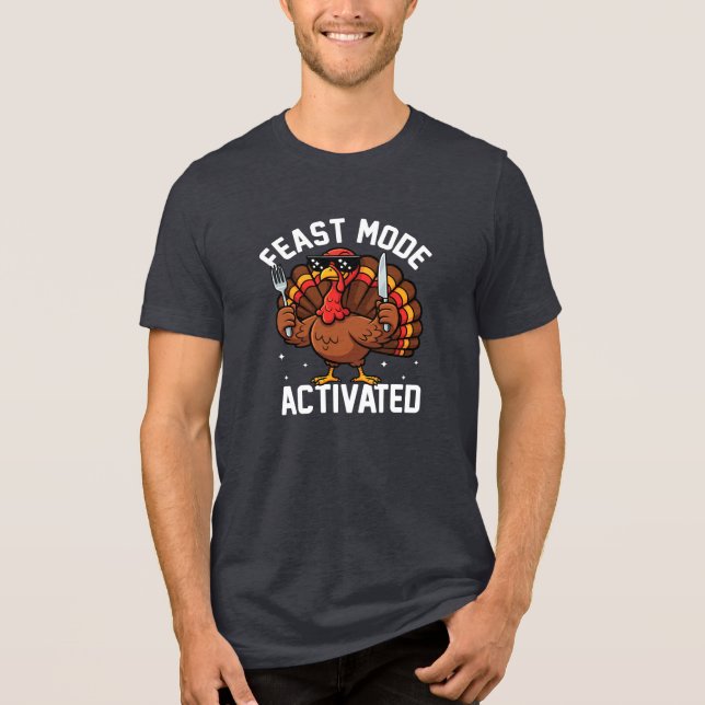 Funny Thanksgiving Turkey T-Shirt (Framsida)
