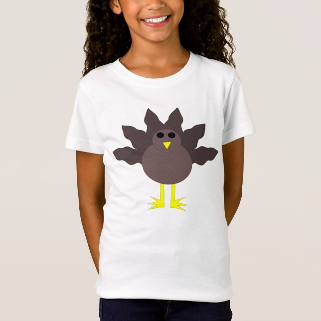 Funny Thanksgiving Turkiet T Shirt (Framsida)