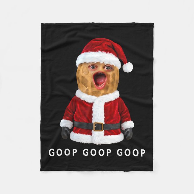 Funny The Burnt Peanut Goop Bungulator Christmas  Fleecefilt (Framsidan)