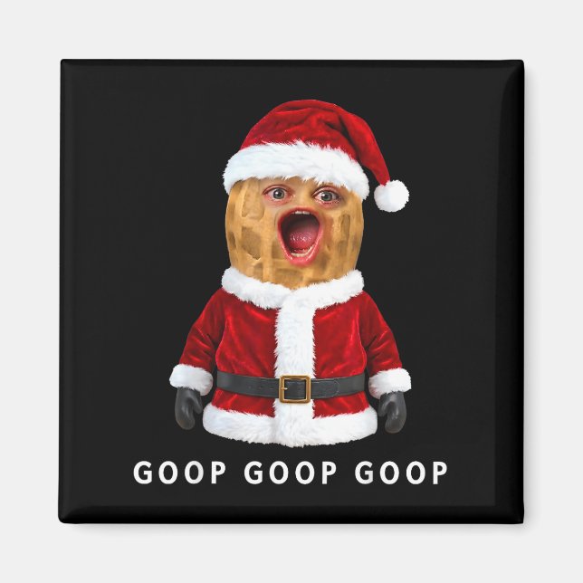 Funny The Burnt Peanut Goop Bungulator Christmas  Magnet (Framsidan)