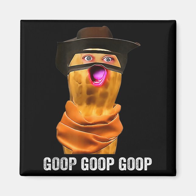 Funny The Burnt Peanut Goop Bungulator  Magnet (Framsidan)