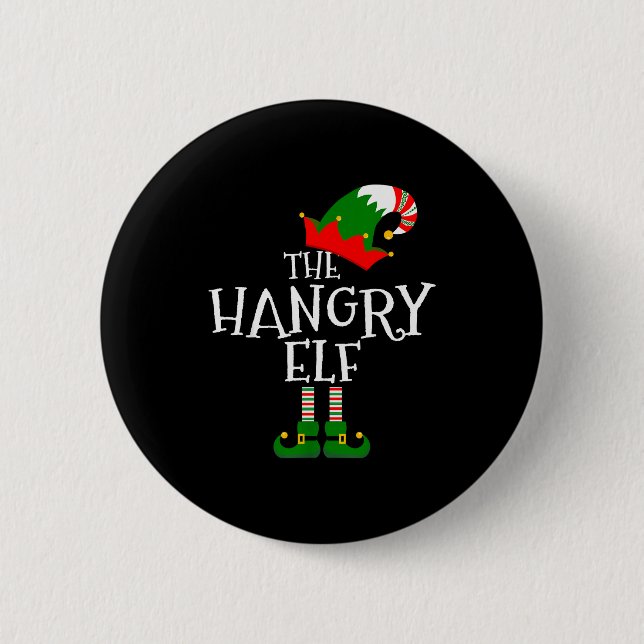 Funny The Hangry Elf Matching Family Group Gift Ch Knapp (Framsida)
