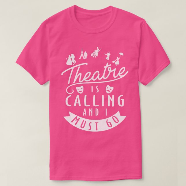 Funny Theater Gift T Shirt (Design framsida)
