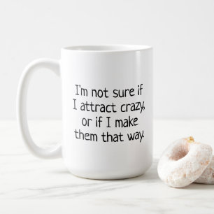 Funny Therapy Mugg Crazy Quote Simple Coffee Kopp
