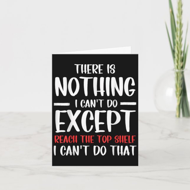 Funny There Is Nothing I Can't Do Except Reach The Kort (Framsida)