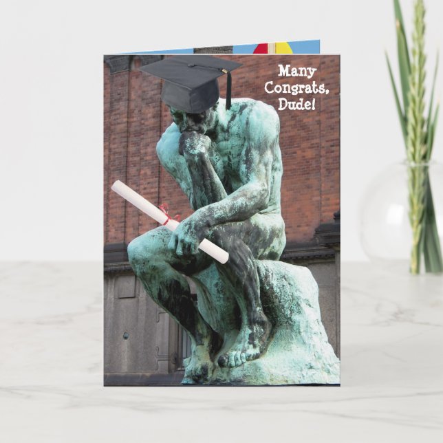 Funny Thinker Studenten Kort (Framsida)