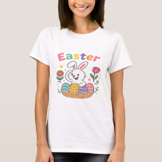Funny Thinking Bunny 2025- Påsk Vibes T Shirt