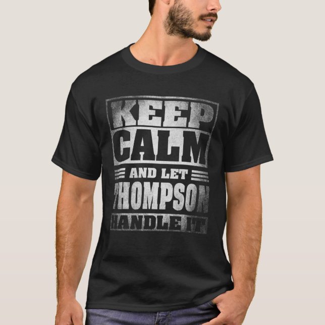 Funny Thompson Namn Gift - Thompson T Shirt (Framsida)