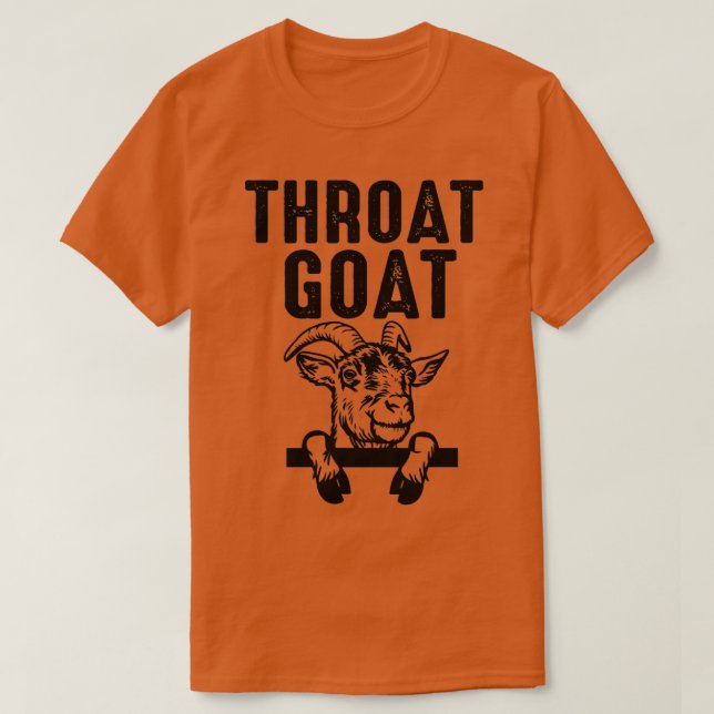 Funny throat goat Lover  T Shirt (Design framsida)