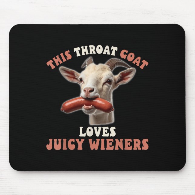 Funny Throat Goat Sväljer juicy Wiener Inpasspr Musmatta (Framsidan)