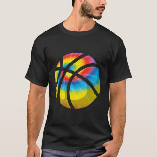 Funny Tie Dye Basketball Gift Cute Trippy Hippy Bo T Shirt