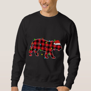Funny Tiger Julgran Red Play Julafton Animals Lång Ärmad Tröja