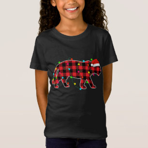 Funny Tiger Julgran Red Play Julafton Animals T Shirt
