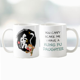 Funny Tiger Kung fu Fars dag Pappa Birthday Gift Kaffemugg