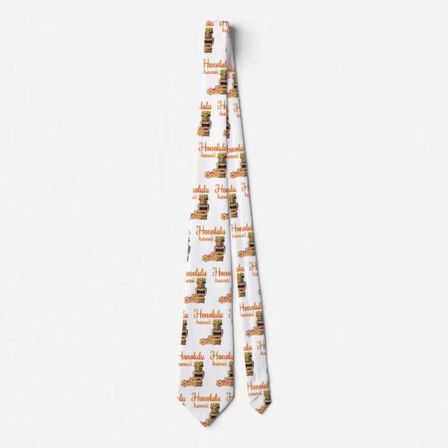 Funny Tiki Honolulu Hawaii Slips (Framsida)