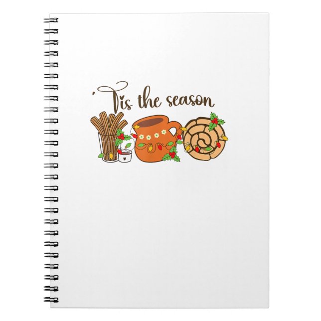 Funny Tis The Season Mexican Christmas Latino Cute Anteckningsbok (Framsidan)