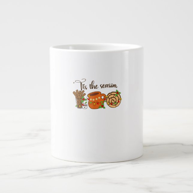 Funny Tis The Season Mexican Christmas Latino Cute Jumbo Mugg (Framsidan)
