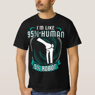 Funny Titanium Knee Replacement Surgery Get Well G T Shirt