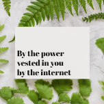 Funny tjänsteman Frieri inbjudan till Marry Us<br><div class="desc">Be din tjänsteman att gifta sig med dig med detta moderna typografiskt frieri kort som säger: Med den makt som Internet ger dig,  kommer du att vara vår tjänsteman?</div>