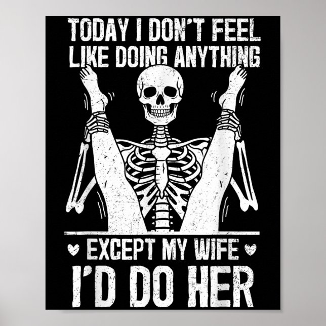 Funny Today I Don't Feel Like Doing Anything Excep Poster (Framsidan)