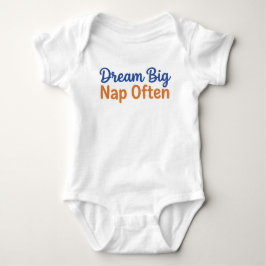 Funny Toddler Quote Dream Big Nap Often Playful T Shirt