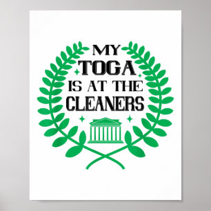 Funny Toga Party Grekiska Firande College Frat Th Poster