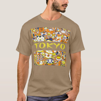 Funny Tokyo Japan Cute Kawaii Japanese Anime Cat S T Shirt